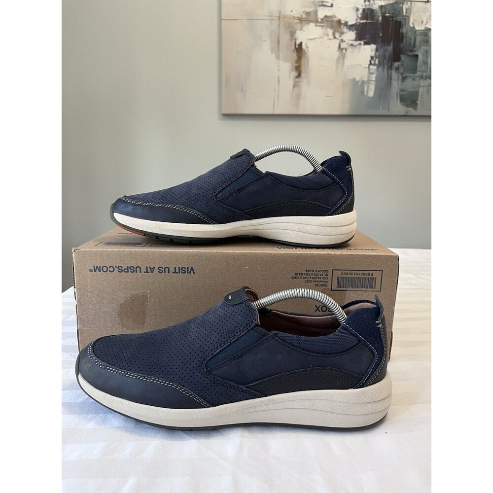 Clarks Wavewalk Unstructured Loafers Men’s 10.5 M Un Trail Step Blue Ortholite